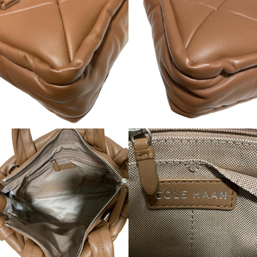 COLE HAAN（コールハーン） 新品同様 ラムレザー 2WAY キルテッド