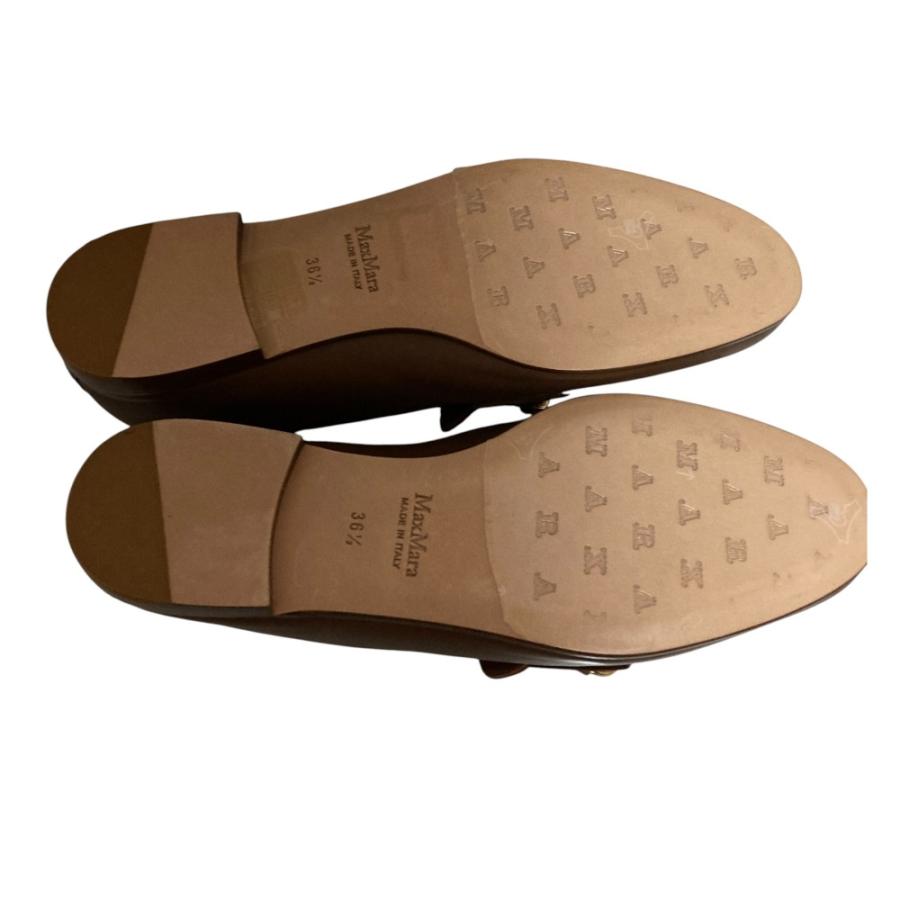 Max Mara（マックスマーラ） 未使用 レザー チェーン モカシンシューズ 