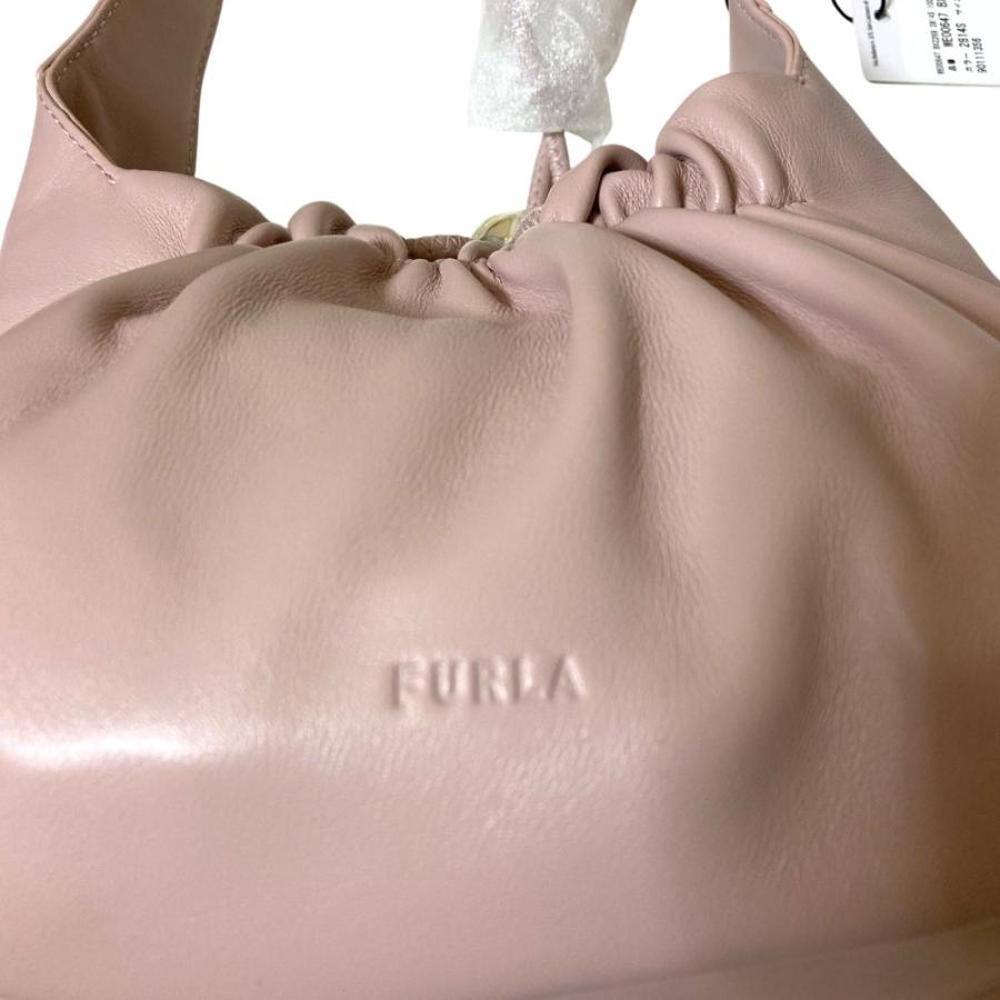 未使用 FURLA フルラ Mionido ミオニド レザー ミニ ショルダーバッグ WE00647 ピンク  レディース 古着 中古 USED FURLA（フルラ） 未使用 Mionido ミオニド レザー ミニ ショルダー