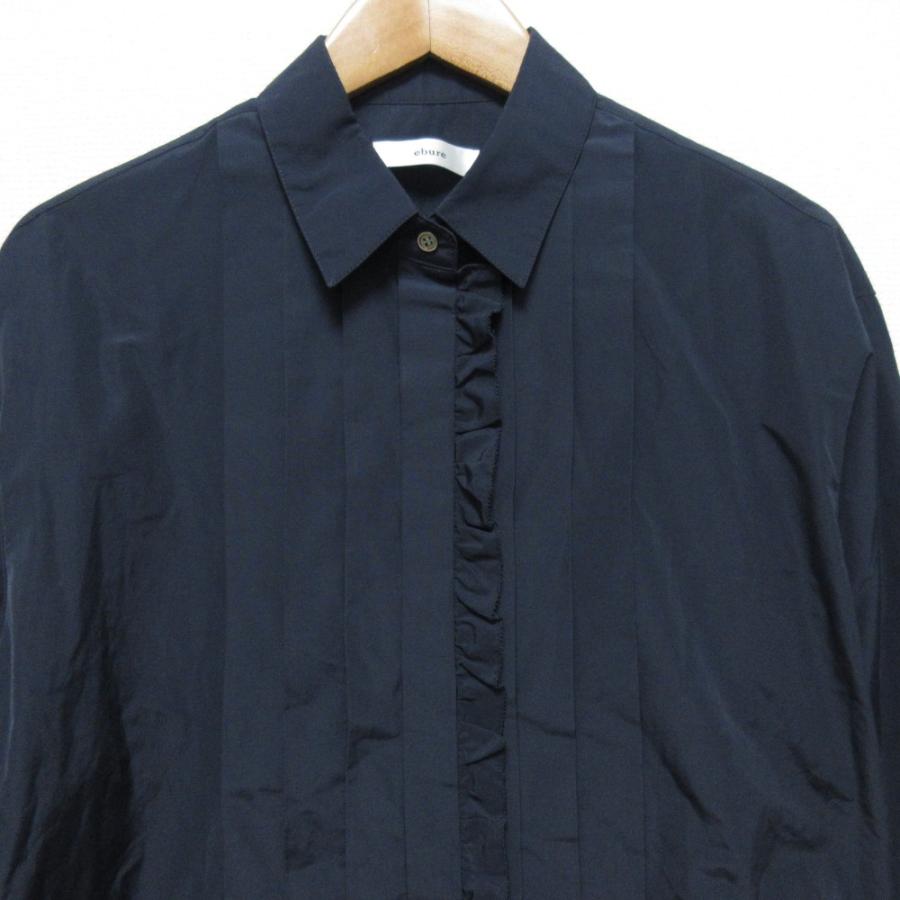 ebure 美品 24SS ebure エブール ナチュラルドライタフタ ブラウス