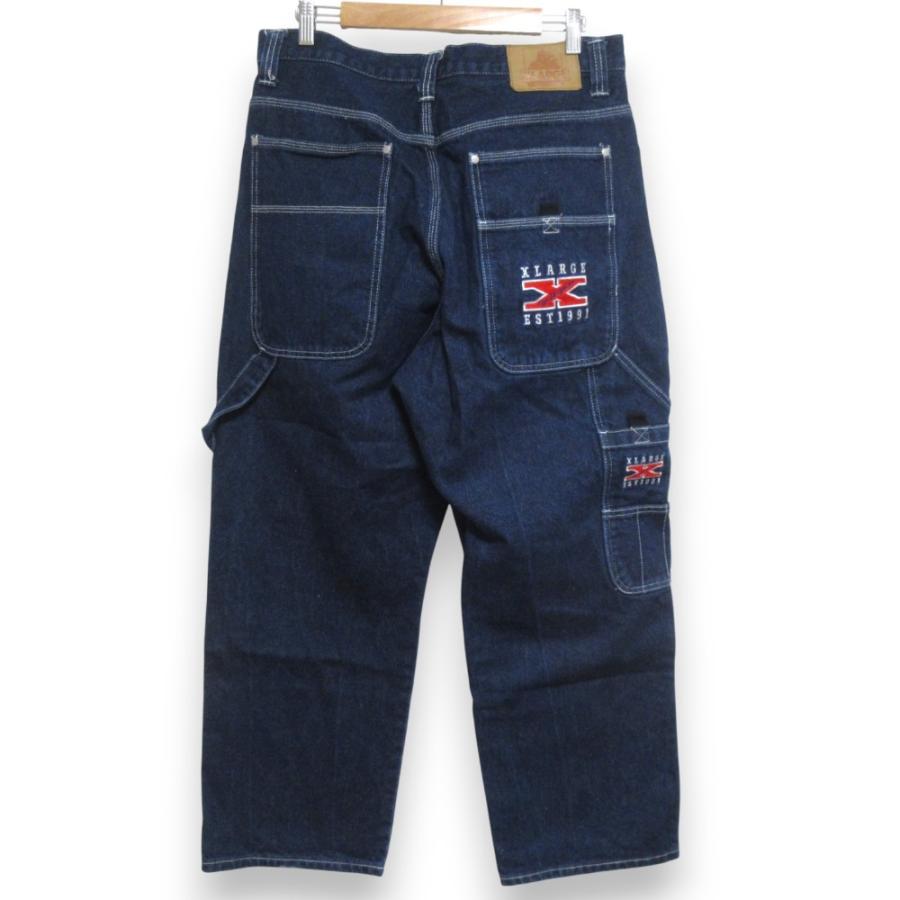 X large デニムパンツ 32 「XLARGE」 デニムパンツ 32inch ブラック 