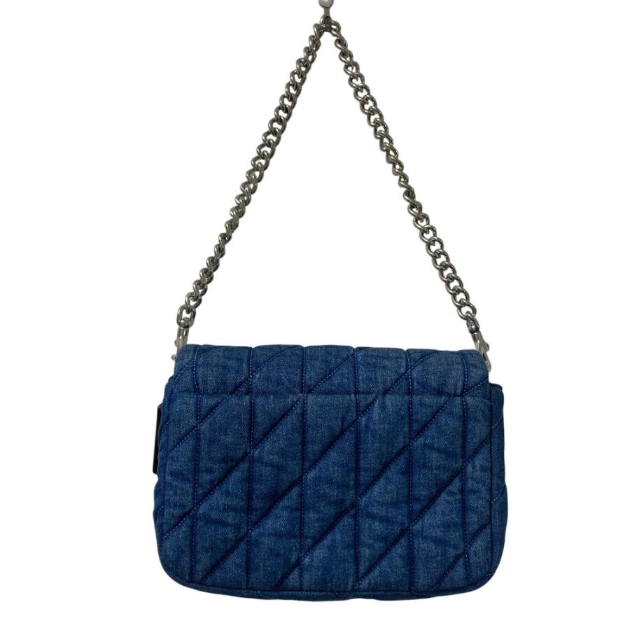 COACH（コーチ） 美品 クインバッグ キルティング デニム チェーン 