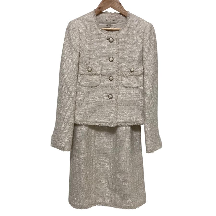 ANAYI（アナイ） 美品 ツイード アンサンブル ジャケット ワンピース 