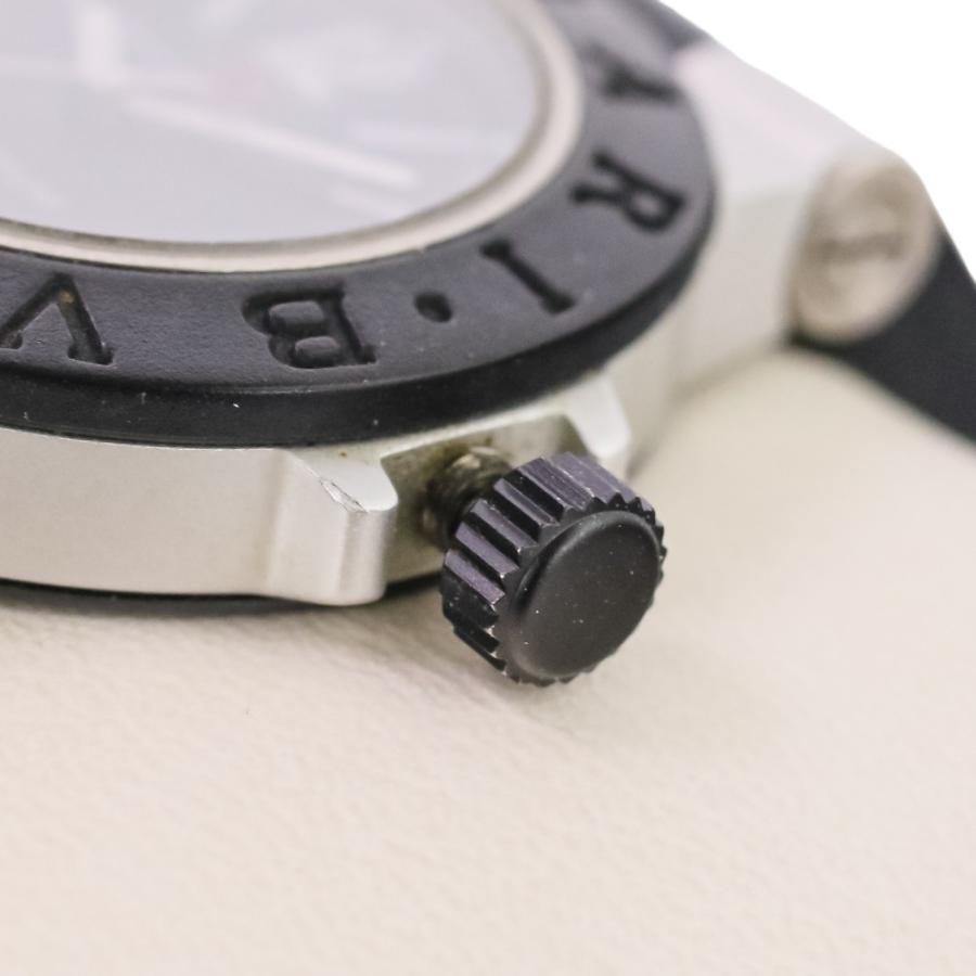 BVLGARI（ブルガリ） 良品 アルミニウム 腕時計 AL32TA 黒文字盤