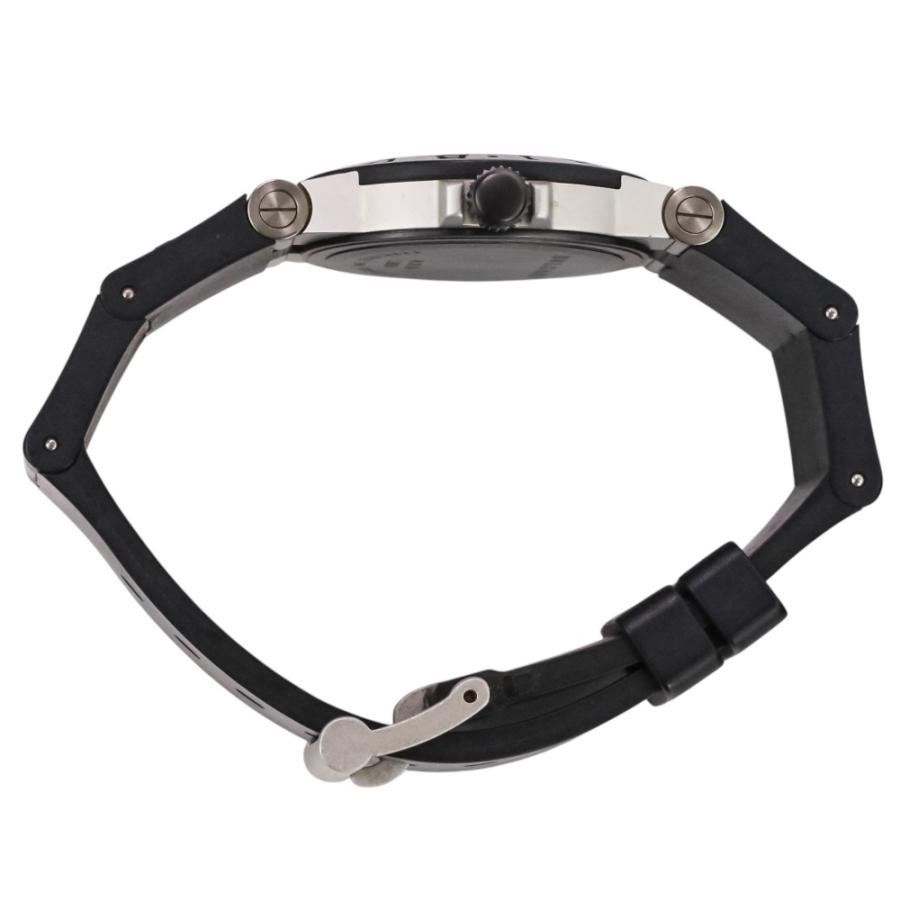 BVLGARI（ブルガリ） 良品 アルミニウム 腕時計 AL32TA 黒文字盤