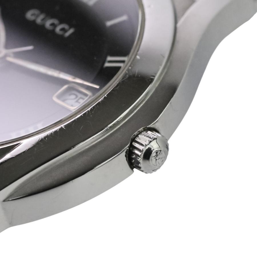 GUCCI（グッチ） 良品 クオーツ腕時計 ウォッチ 5500M ブラック文字盤