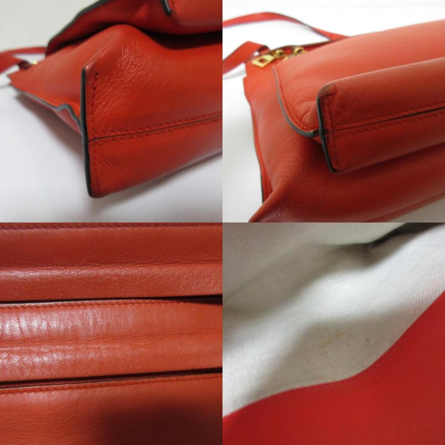 LOEWE（ロエベ） ラージダブルポーチ レッド レディース 古着 中古