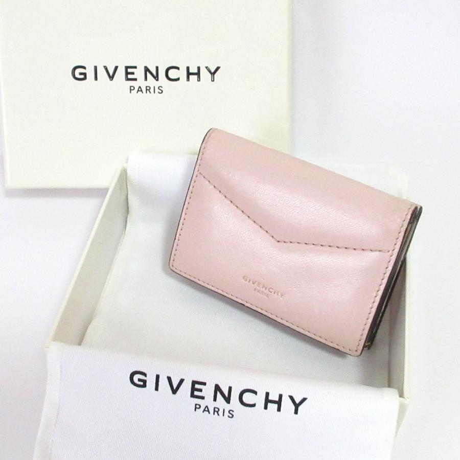 GIVENCHY（ジバンシィ） 美品 レザーコンパクトウォレット 三つ折り