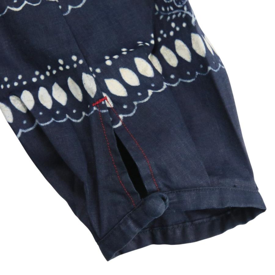 美品 45R フォーティファイブアール 藍染 ロング ワンピース 8115021