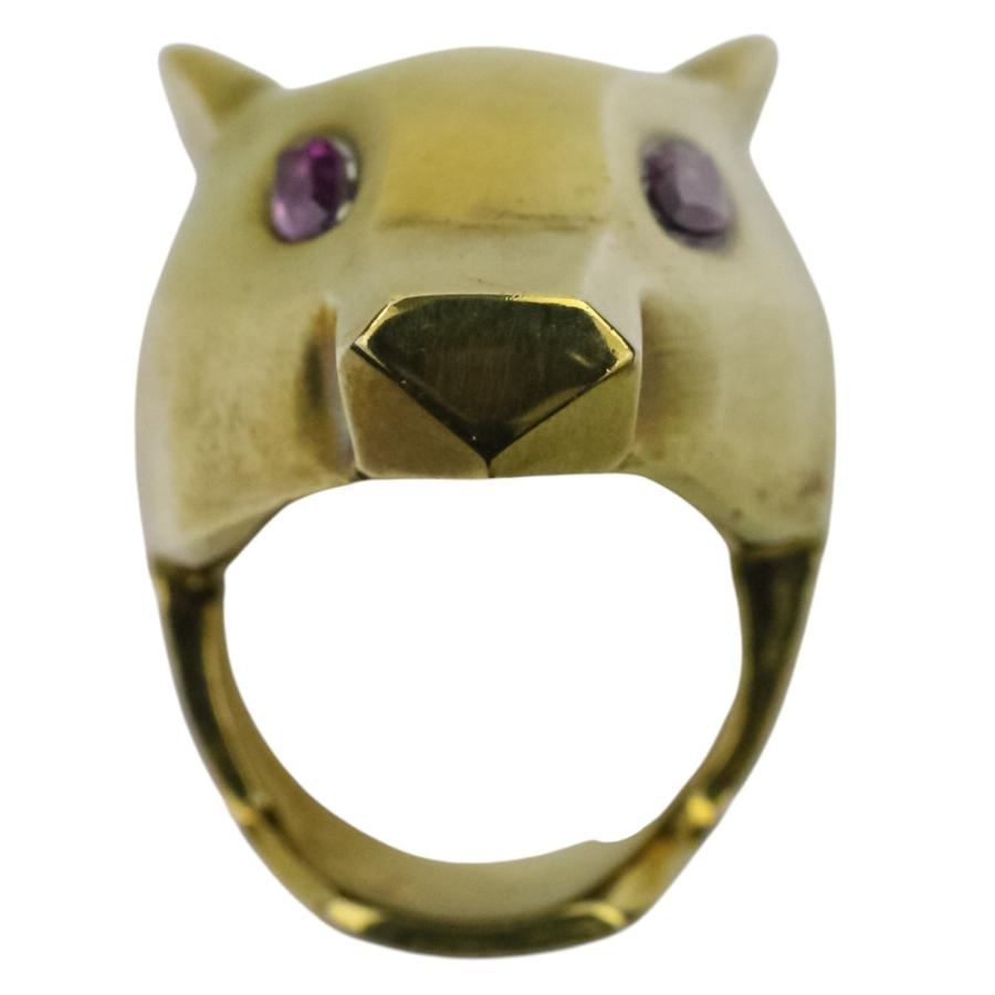 美品 8uede スウェード Feris light ring リング 指輪 11号 ゴールド
