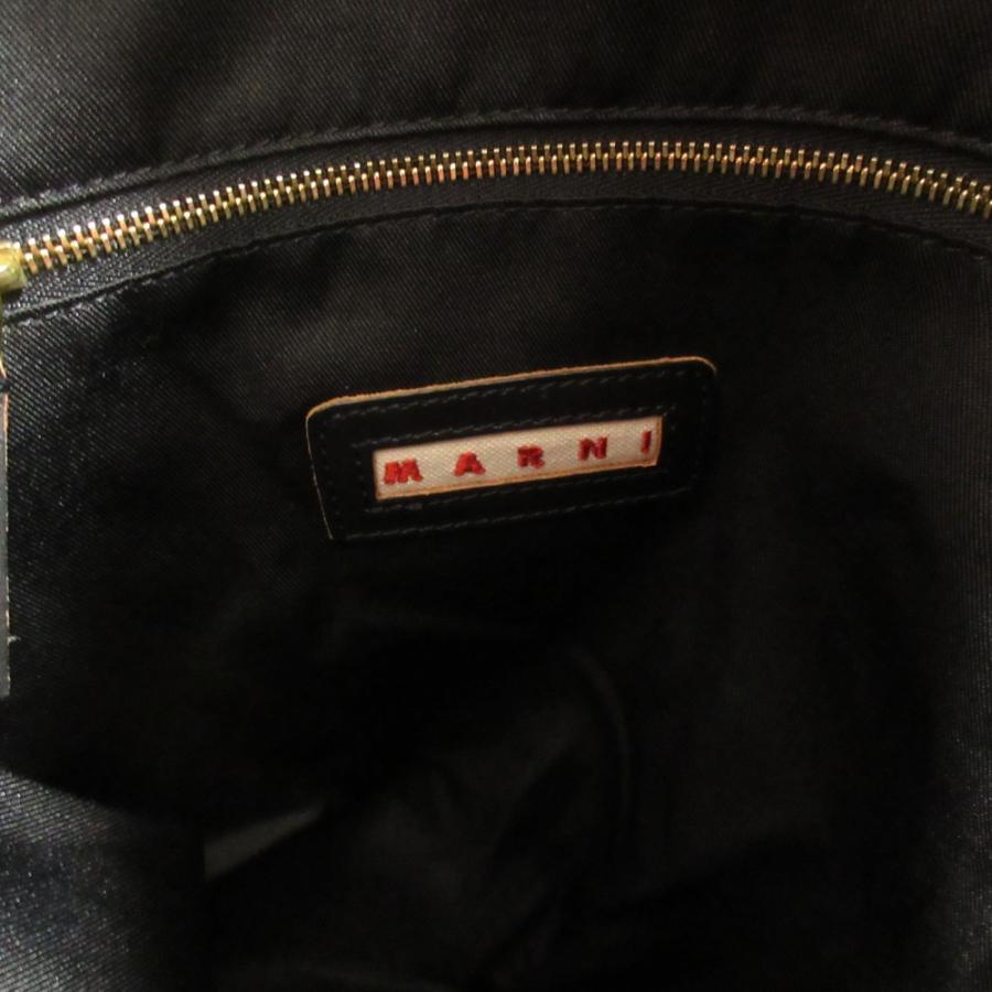 MARNI（マルニ） 美品 レザー 巾着 バックパック ナップサック