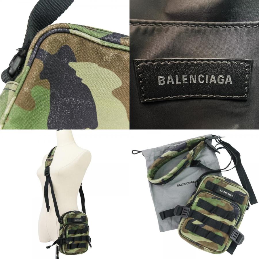 24-25AW BALENCIAGA バレンシアガ アーミークロスボディバッグ 715852 カモフラ カーキ メンズ レディース 古着 中古 USED BALENCIAGA（バレンシアガ） 24-25AW BALENCIAGA アーミークロスボディ