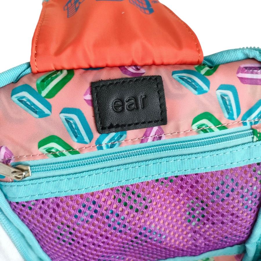 【美品】 ear PAPILLONNER×PEZ ペアレンツバッグ ポーチ付き ear PAPILLONNER（イア パピヨネ） 新品同様 25SS ear PAPILLONNER×PEZ