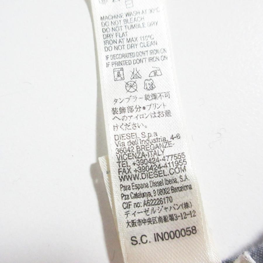 美品 DIESEL ディーゼル LOUNGEWEAR ノースリーブスウェットパーカー ベスト サイズM ネイビー レディース 古着 中古 | DIESEL | 05