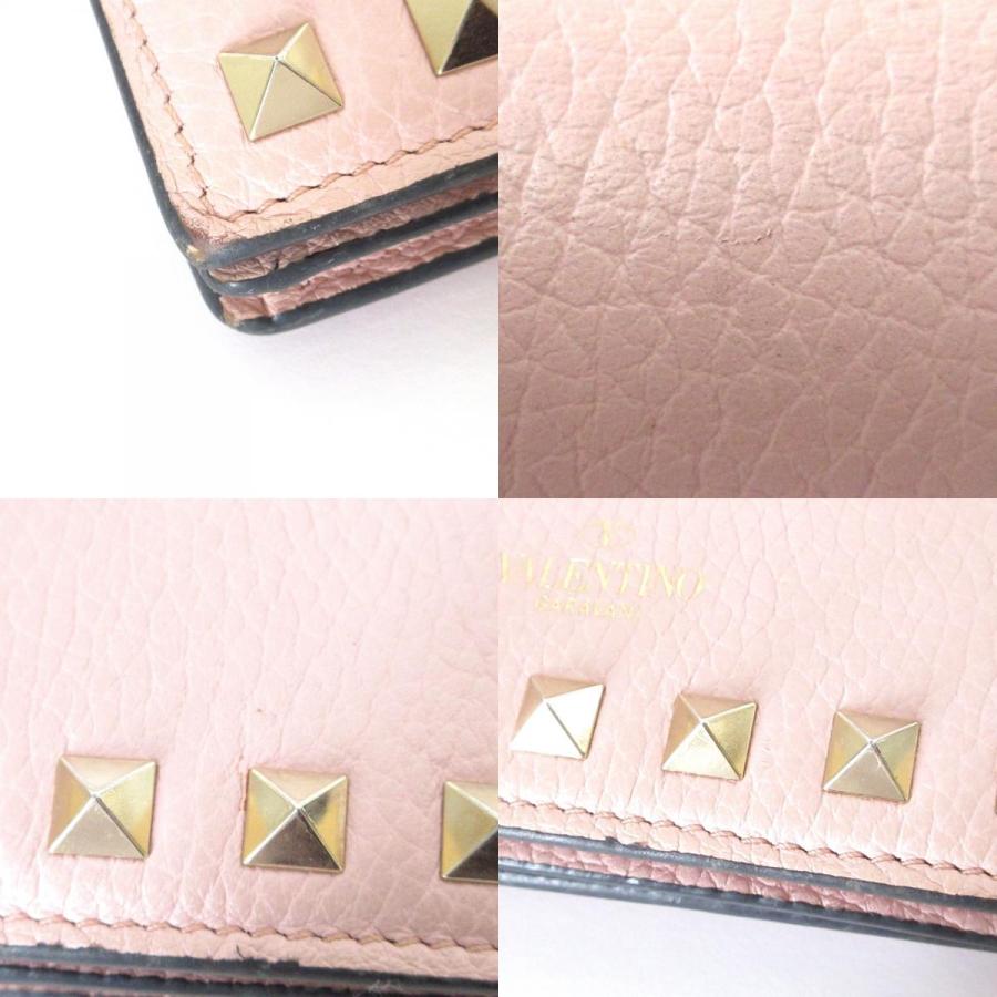VALENTINO（ヴァレンティノ） 良品 ロックスタッズ 二つ折りウォレット