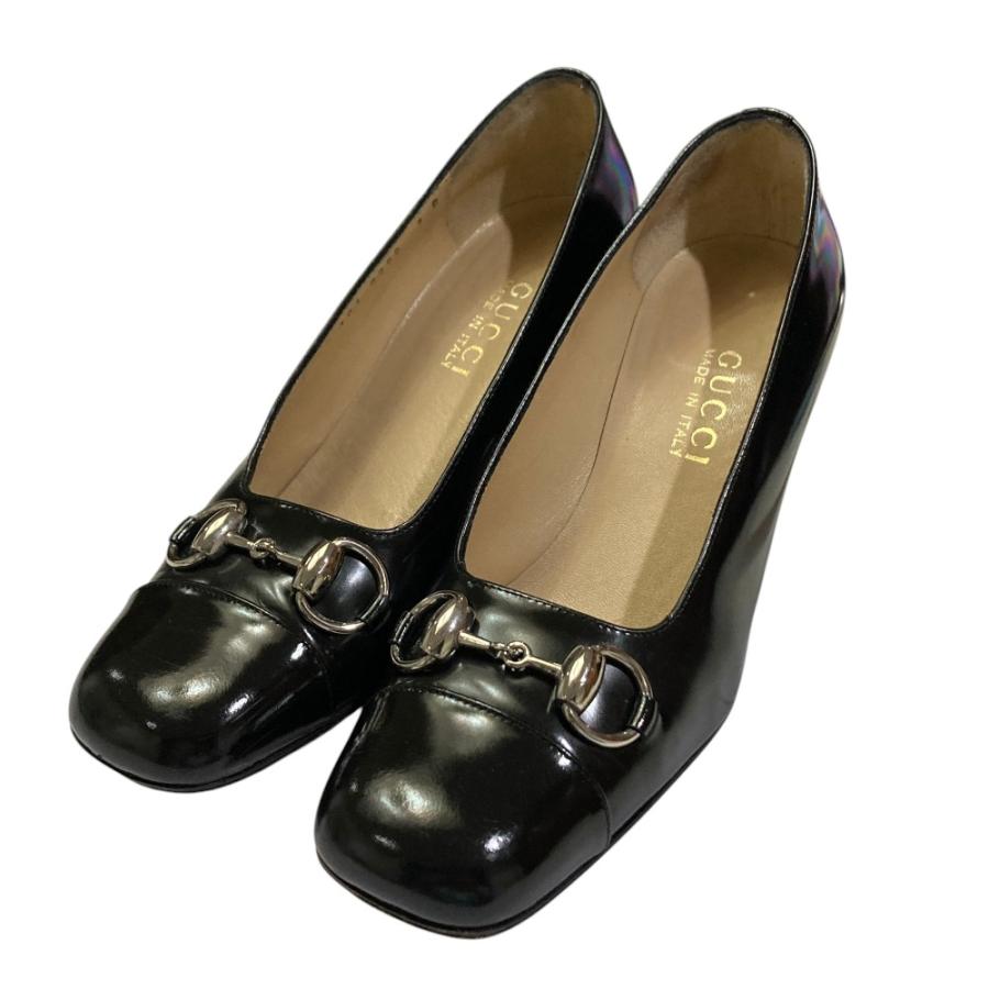 GUCCI グッチ　ローファー　パンプス　美品　サイズ351/2C GUCCI（グッチ） 美品 ビットローファー パンプス サイズ7B 24cm相当