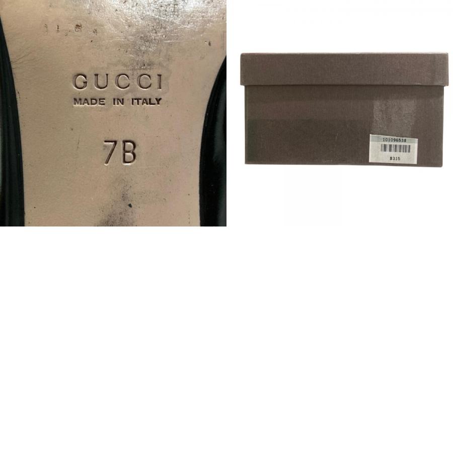 GUCCI（グッチ） 美品 ビットローファー パンプス サイズ7B 24cm相当 