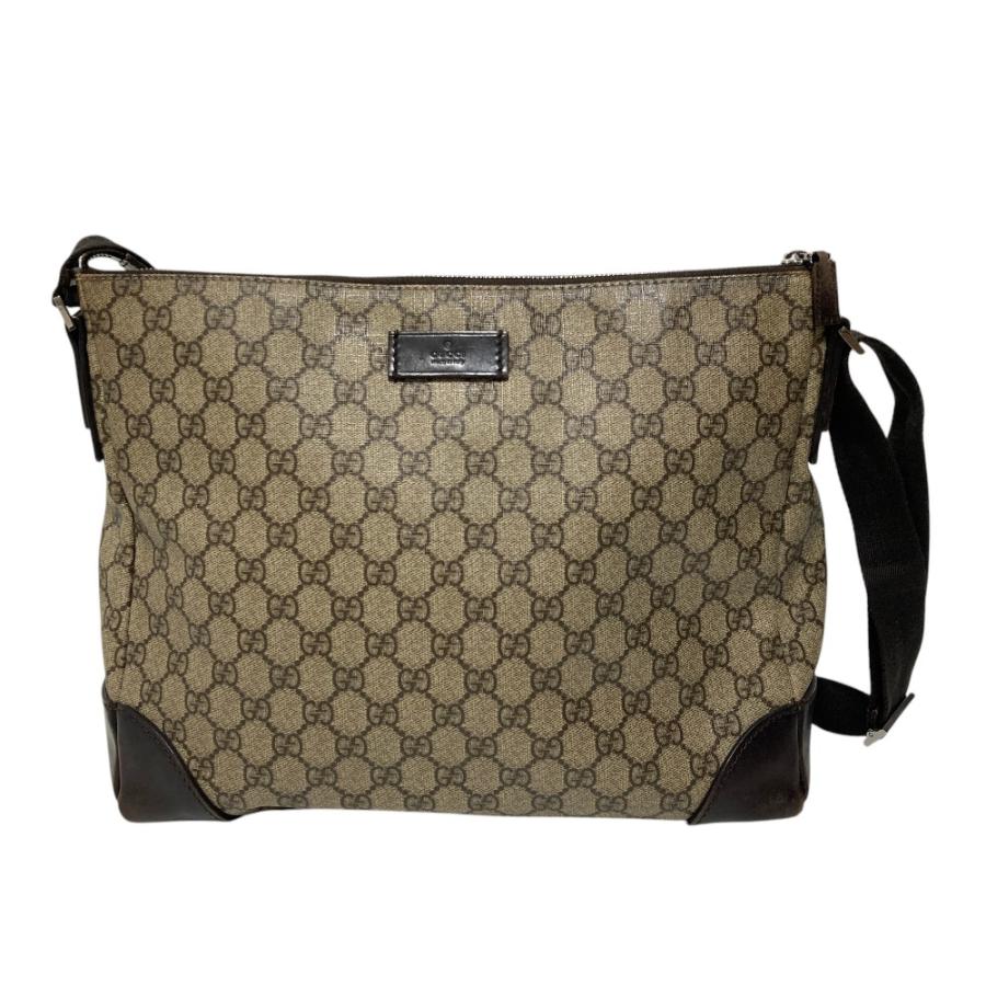 GUCCI（グッチ） GGスプリーム ショルダーバッグ 110054 ブラウン