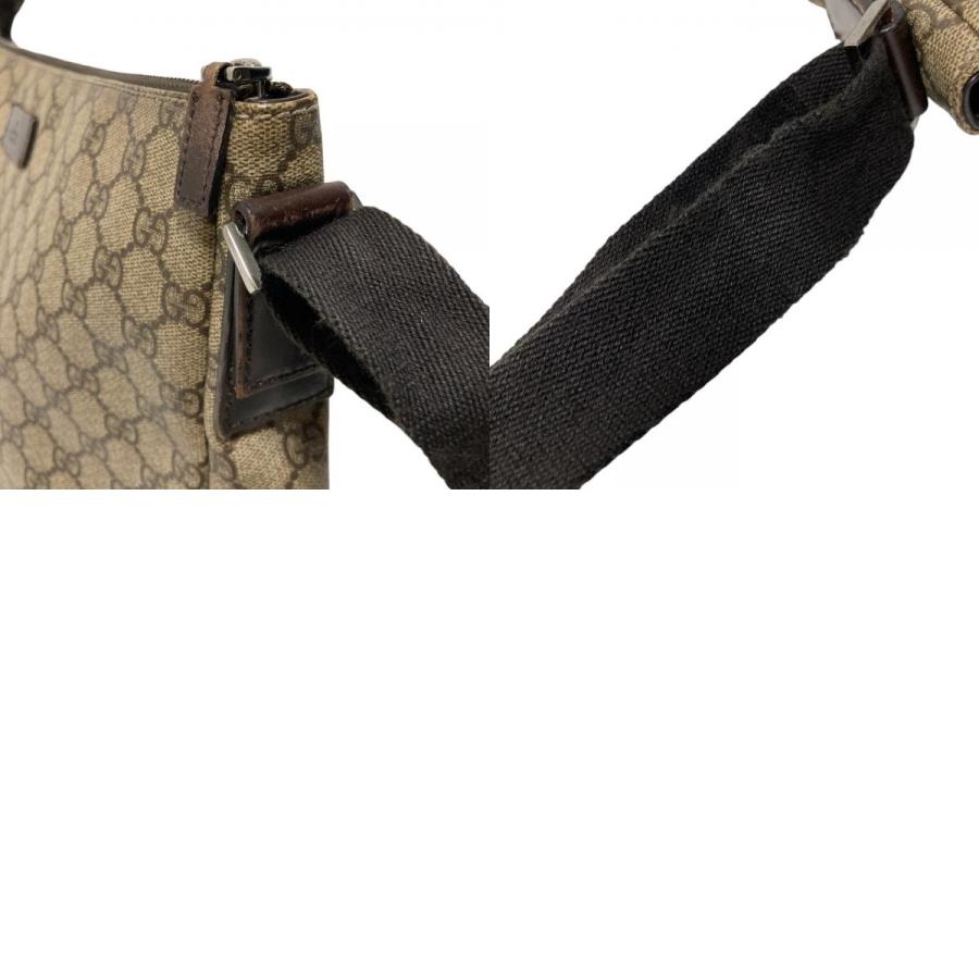 GUCCI（グッチ） GGスプリーム ショルダーバッグ 110054 ブラウン