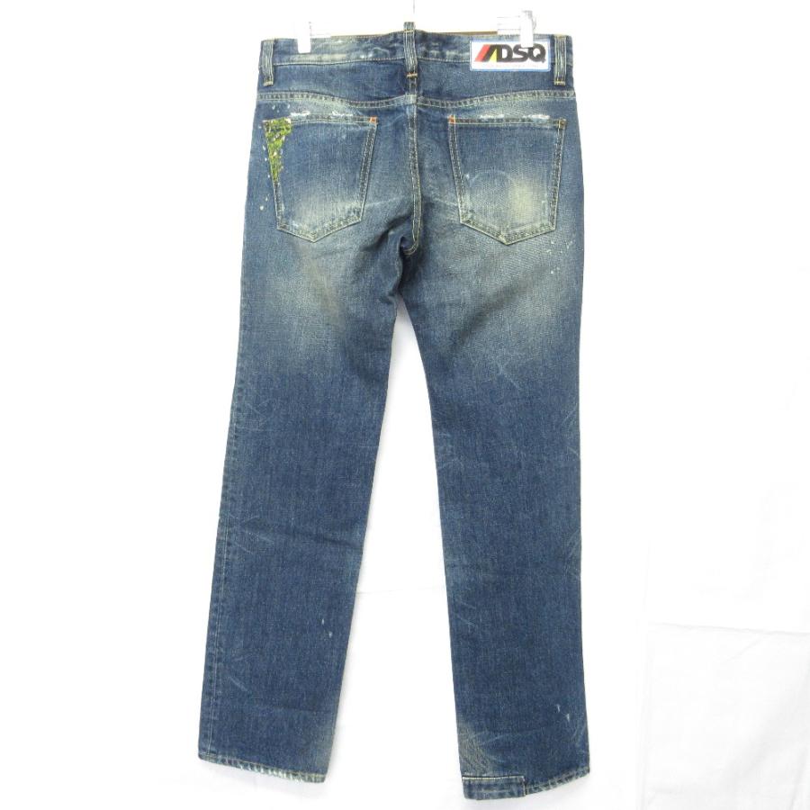 DSQUARED2（ディースクエアード） 良品 ダメージ×ペイント加工 デニム 