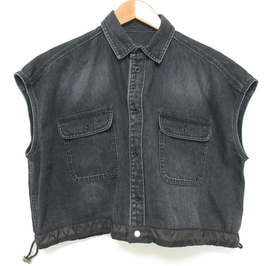 sacai（サカイ） 美品 24SS sacai ワイドシルエット ノースリーブ