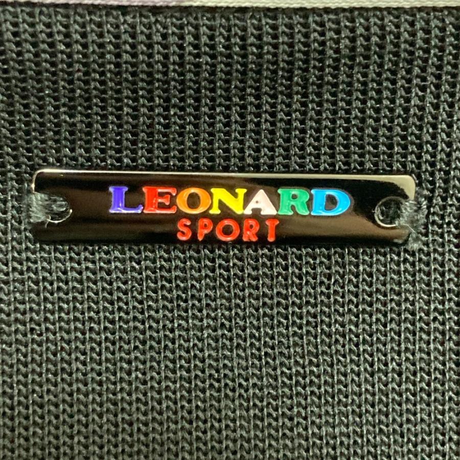 LEONARD SPORT 良品 レオナールスポーツ フラワートリム カーディガン