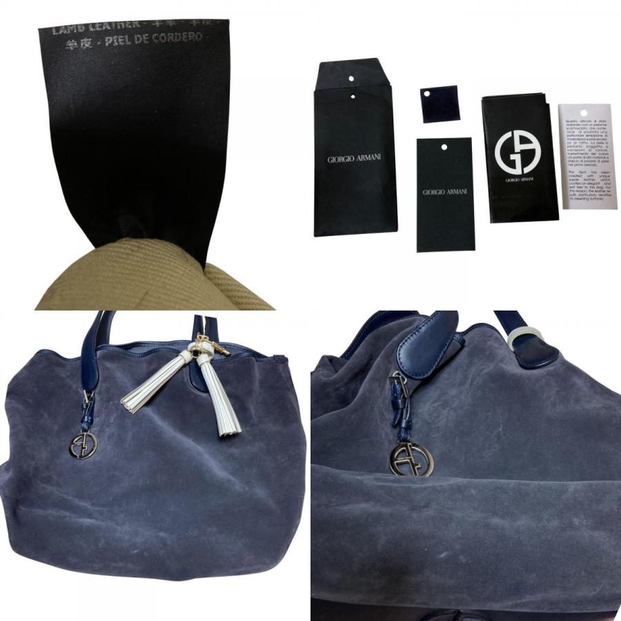GIORGIO ARMANI 良品 ジョルジオアルマーニ タッセル チャーム