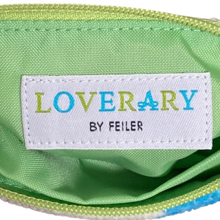 ラブラリーバイフェイラー　ハッピーポップニコ　舟形ポーチ　サークルポーチ　新品 feiler（フェイラー） 美品 LOVERARY by FEILER ラブラリーバイ