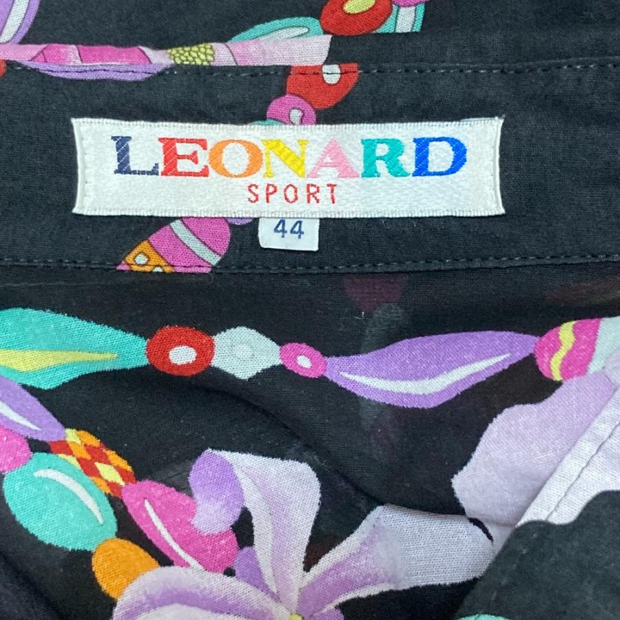 LEONARD SPORT 美品 レオナールスポーツ フラワープリント シアー