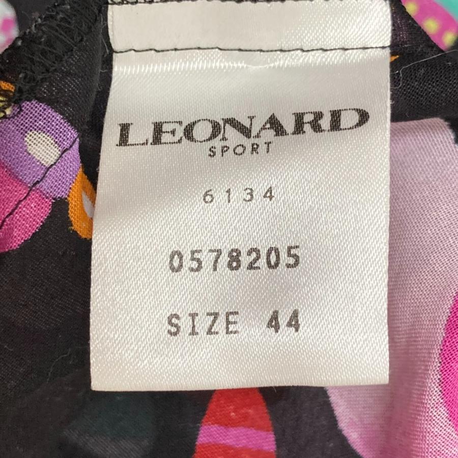 LEONARD SPORT 美品 レオナールスポーツ フラワープリント シアー