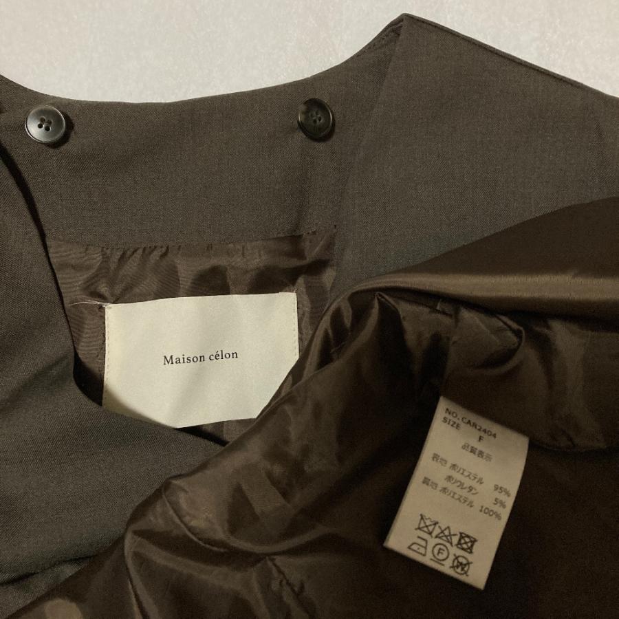 美品 24SS Maison celon メゾンセロン ジャケット ワンピース