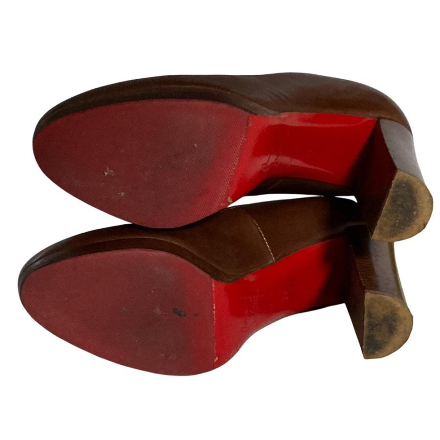 Christian Louboutin（クリスチャンルブタン） 良品 チャンキーヒール 
