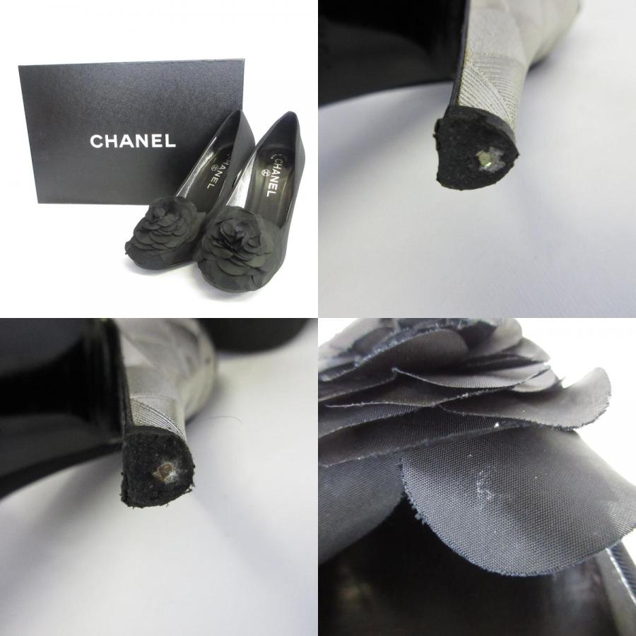 CHANEL（シャネル） 美品 カメリアコサージュ ハイヒール パンプス
