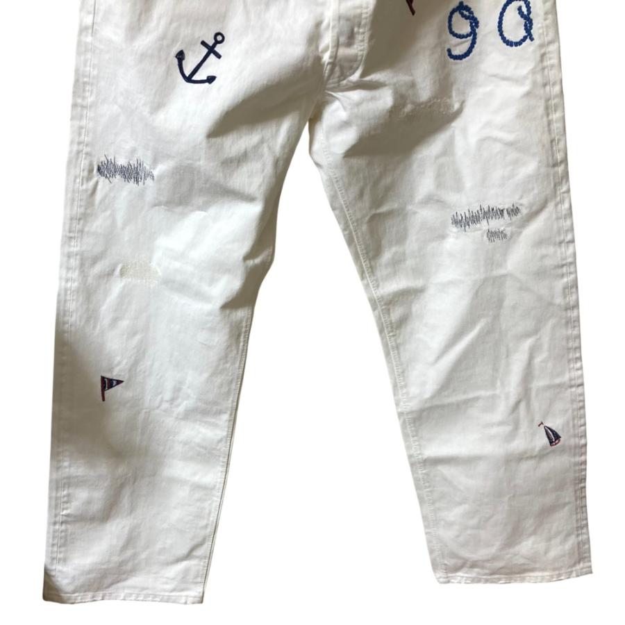 美品 45R フォーティファイブアール ホワイトセルビッチヨットマン