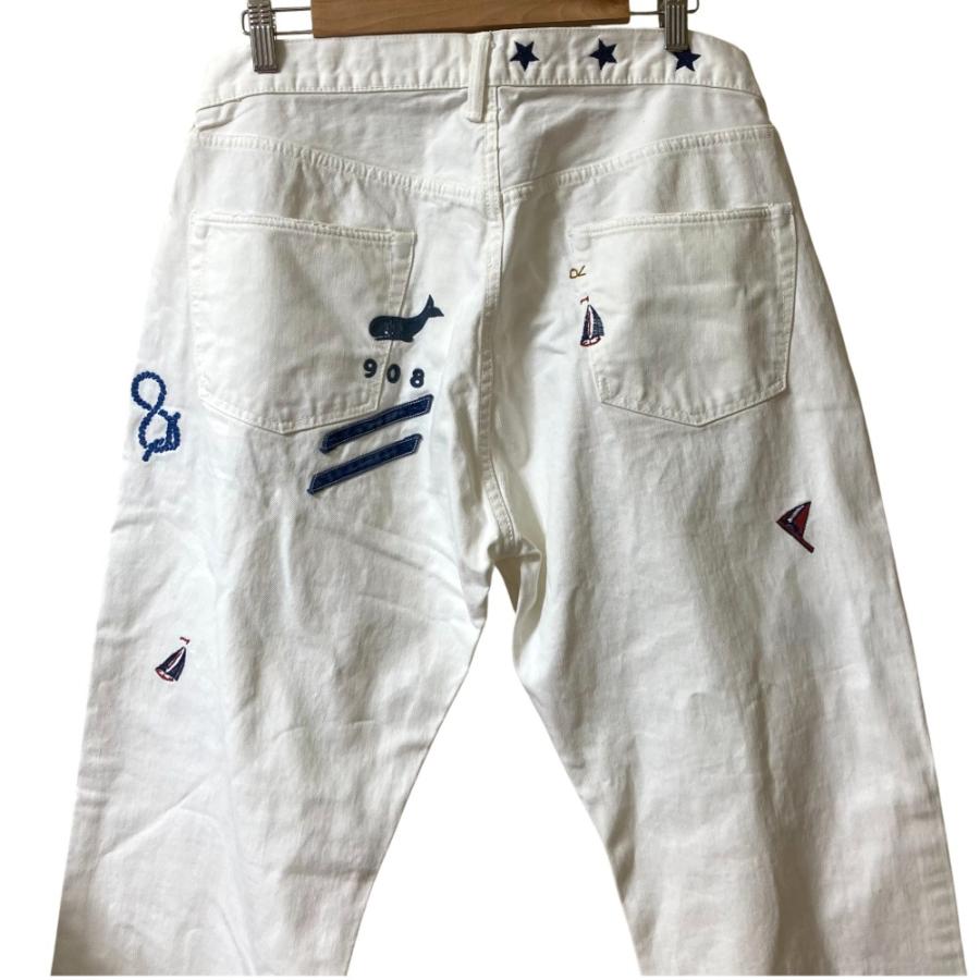 美品 45R フォーティファイブアール ホワイトセルビッチヨットマン