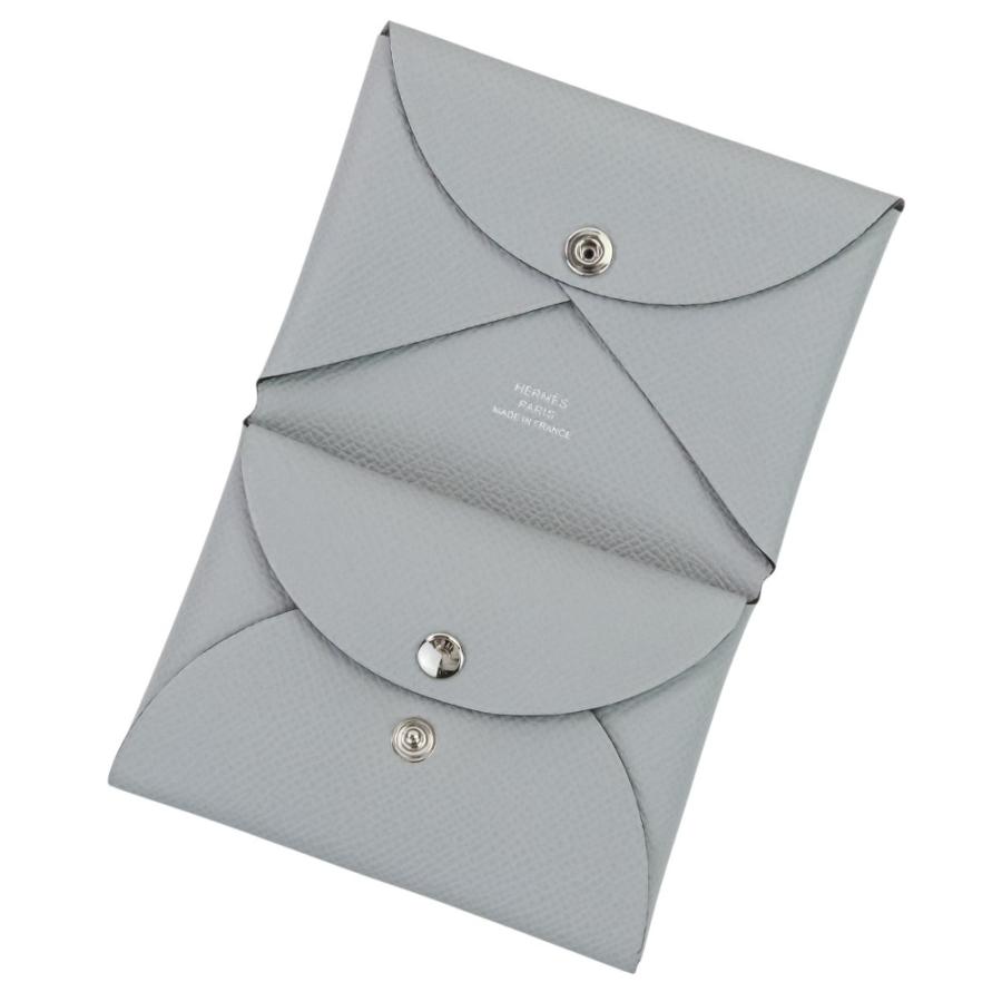 HERMES（エルメス） 新品同様 カルヴィ デュオ ヴォーエプソン レザー 