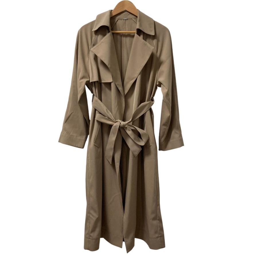 Mila Owen / 24SS/落ち感トレンチコート/0/ポリエステル/BEG/09WFC241301 Mila Owen（ミラオーウェン） 美品 24SS Mila Owen 落ち感トレンチ