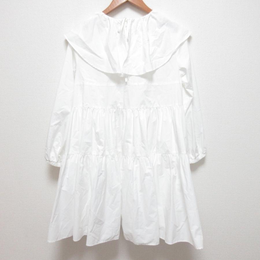 Yori 良品 ヨリ フリルカラー ティアード チュニック YR2124-111AW 