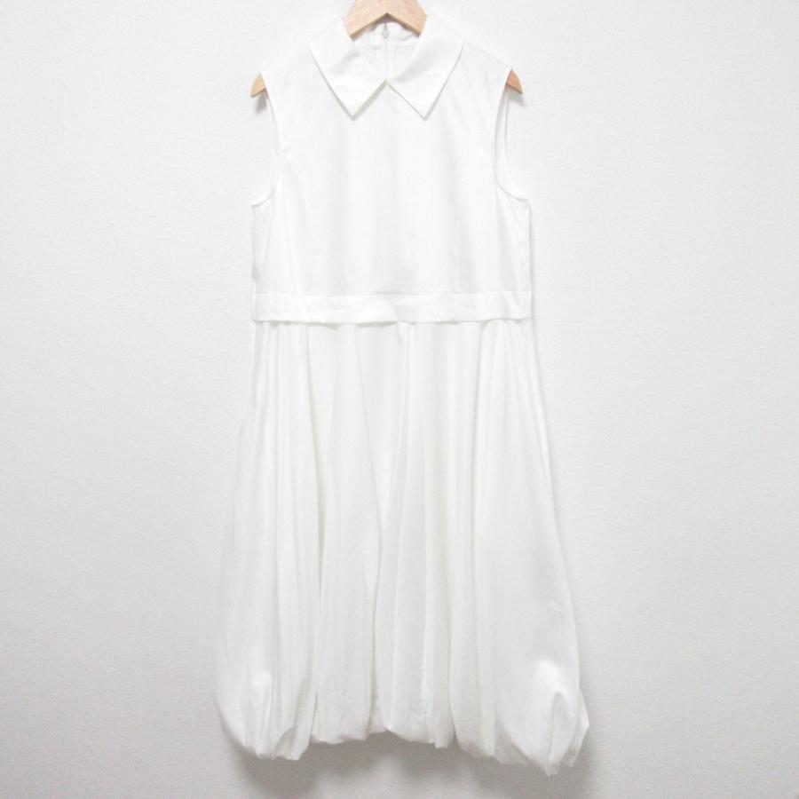 FOXEY（フォクシー） 良品 Taylor 白襟 ノースリーブ バルーンドレス 