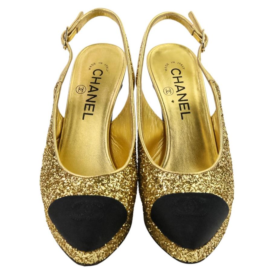 CHANEL（シャネル） 美品 21A CHANEL ココマーク グリッター スリング 