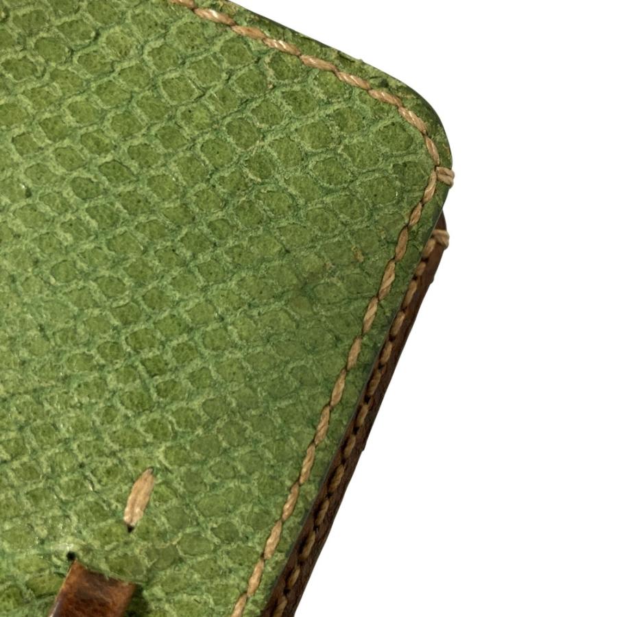 HENRY BEGUELIN（エンリーベグリン） 良品 パイソンレザー 手帳型