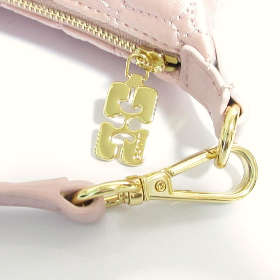 GANNI（ガニー） 美品 24SS GANNI キルティング サテン スモール 