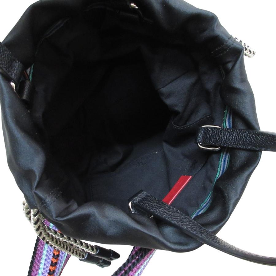 ETRO（エトロ） 新品同様 タッセル ナイロン レザー 2way ハンドバッグ