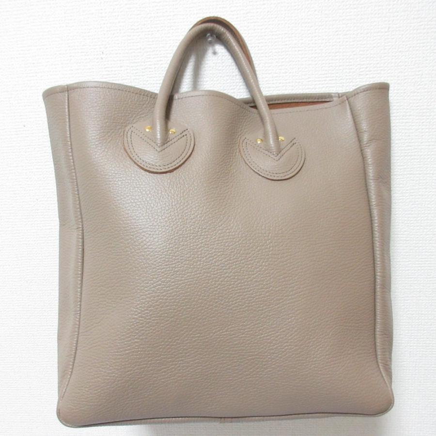 美品 YOUNG&OLSEN ヤングアンドオルセン エンボスレザートートM 