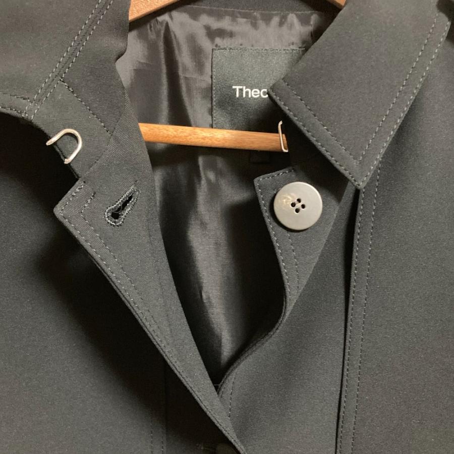 セオリー トレンチ　ジャケット　Dry Crepe Crop Trench W theory（セオリー） 美品 23SS Theory DRY CREPE CROP TRENCH W