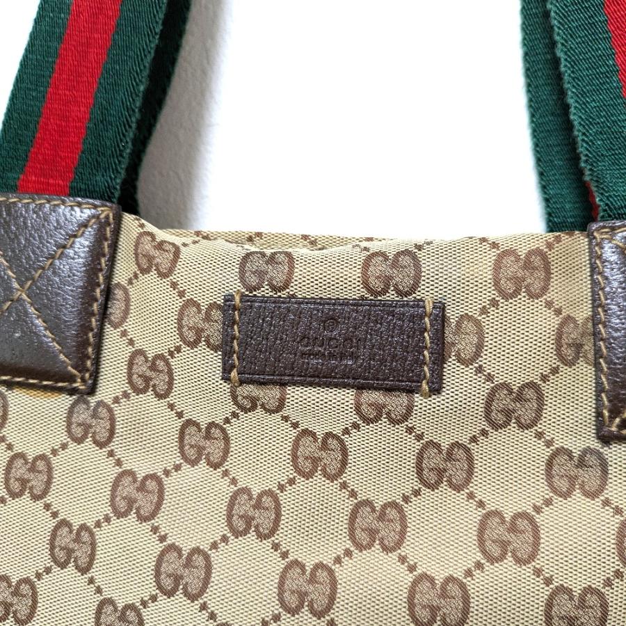 GUCCI（グッチ） 良品 シェリーライン GGナイロン トートバッグ 131233