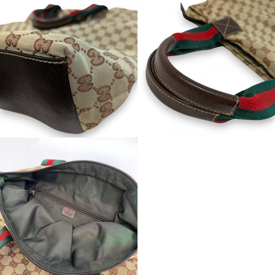 GUCCI（グッチ） 良品 シェリーライン GGナイロン トートバッグ 131233 
