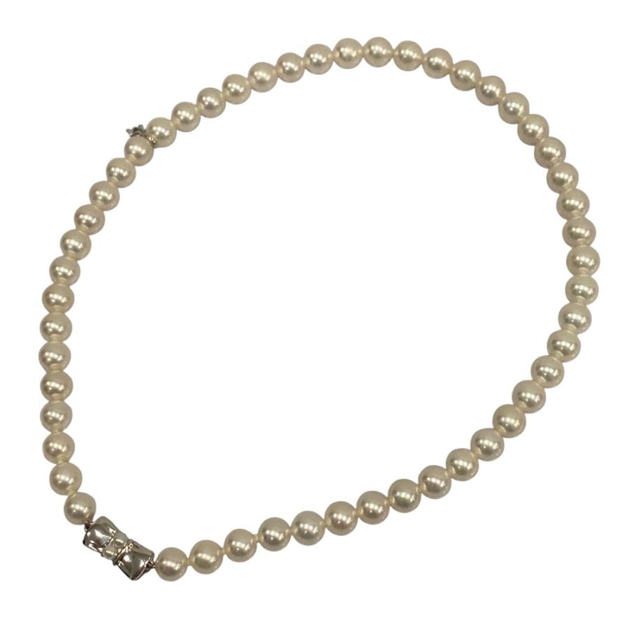 MIKIMOTO（ミキモト） 美品 アコヤパール 約7.5mm K18WG金具 