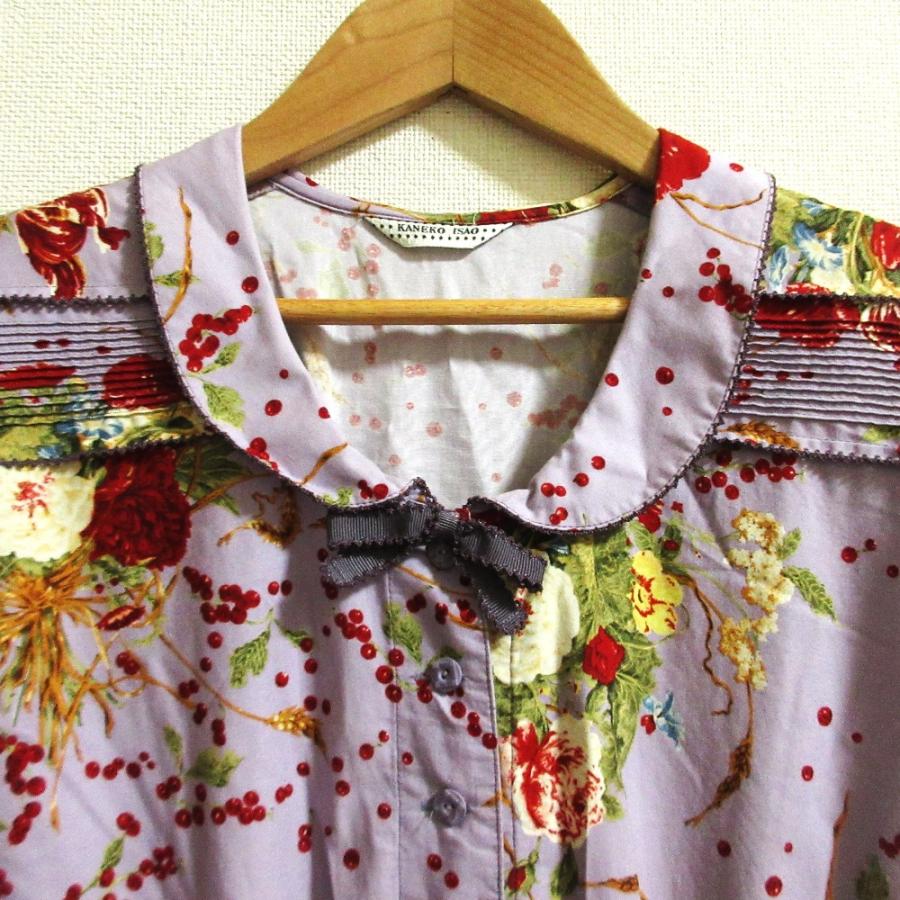 KANEKO ISAO（カネコイサオ） 良品 フラワープリント ピコリボン