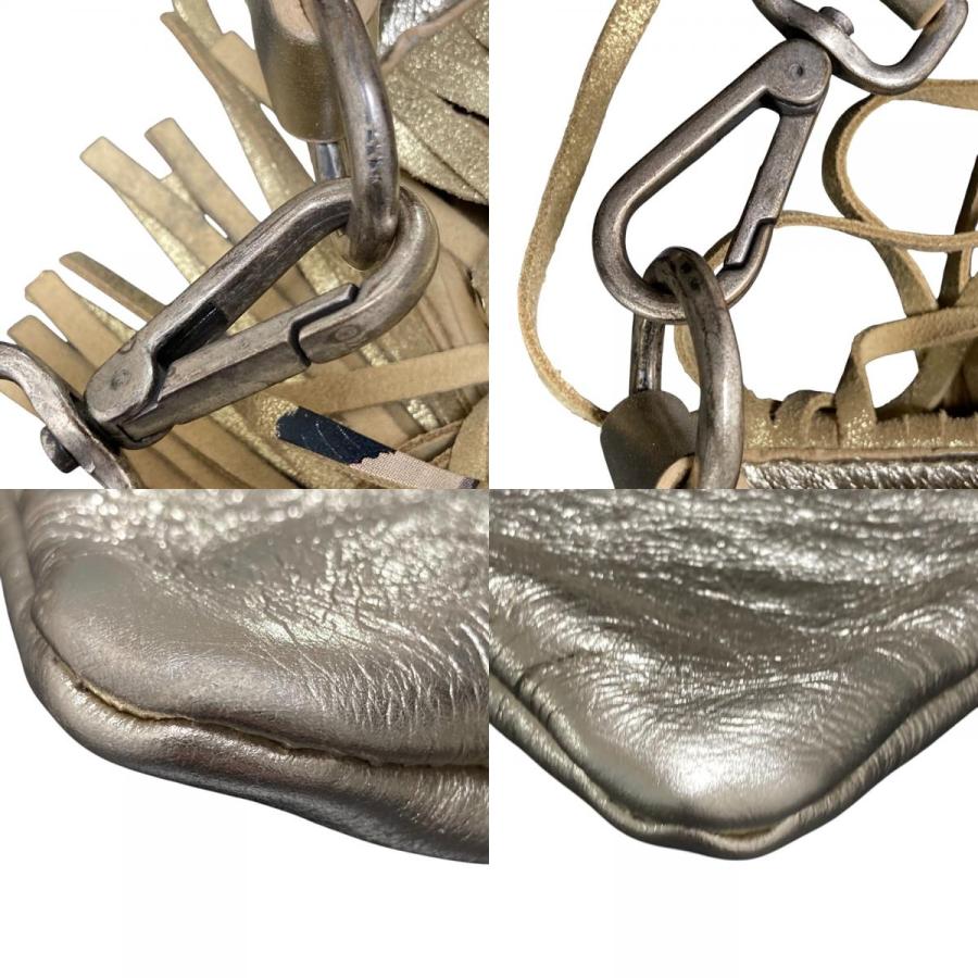 GOLDEN GOOSE（ゴールデングース） 良品 フリンジ ショルダーバッグ 